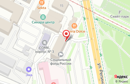 Строительная компания Шишкино на Верх-Исетском бульваре на карте