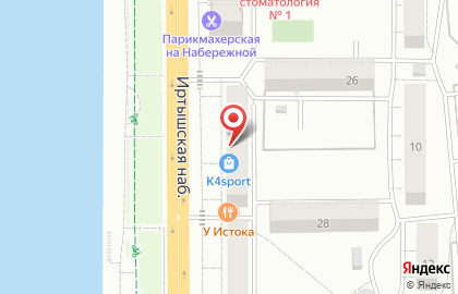 Гипермаркет Пятёрочка в Центральном районе на карте