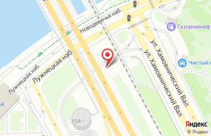 Парковка Гормост в Новолужнецком проезде на карте