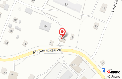 Продовольственный магазин Светлана на Сахалинской улице на карте