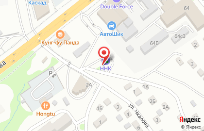АЗС НК Альянс на улице Чкалова на карте