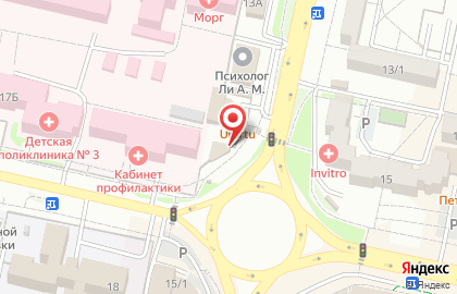 Киоск хлебобулочных изделий на улице Тухачевского на карте