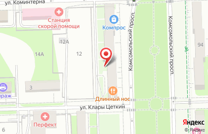 РОССТУР на Комсомольском проспекте на карте