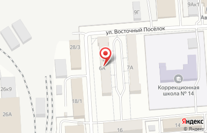 Новокузнецкий завод строительных конструкций на улице поселка Восточный на карте