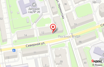 Супермаркет Магнит на Северной улице на карте