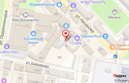 Магазин мясной продукции Фермер в Каспийске на карте
