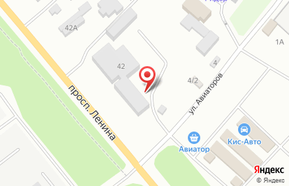 Аякс на проспекте Ленина на карте