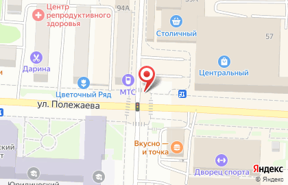 АЗС, ООО ОПТАН на улице Полежаева на карте