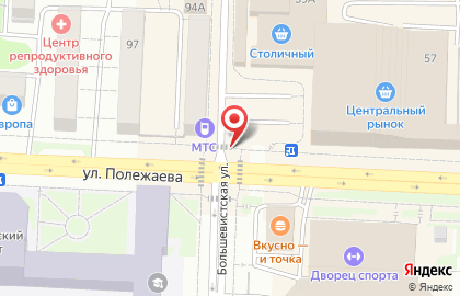Идеал на улице Полежаева на карте