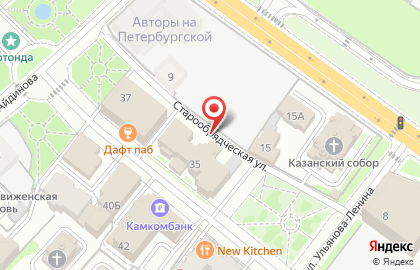 ОАО Банкомат, Сбербанк России на Петербургской улице на карте