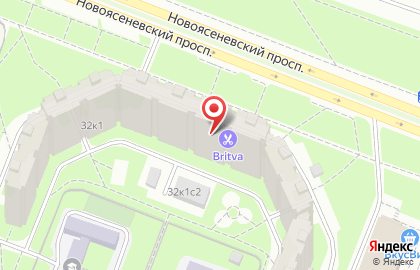 Банкомат ВТБ на Новоясеневском проспекте, 32 к 1 на карте
