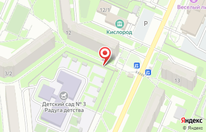 Хлебный киоск Хлебная столица в Калининском районе на карте
