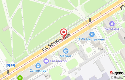 Паркет-Салон на улице Белинского на карте