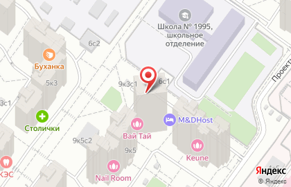 Салон тайского массажа и СПА Вай Тай на улице Островитянова на карте