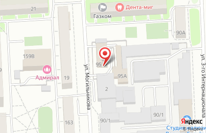 Межрегиональный негосударственный пенсионный фонд Большой на улице Могильникова на карте
