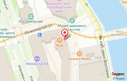 Служба заказа легкового транспорта Таксовичкоф в Центральном районе на карте