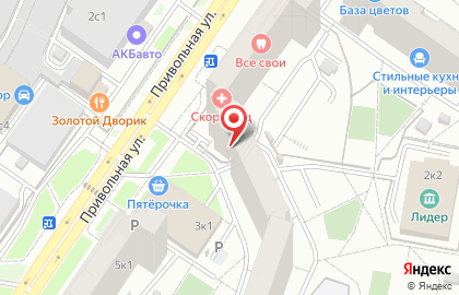 Сеть водоматов Айсберг на Привольной улице на карте