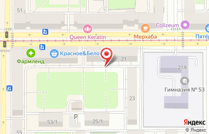 Невский на улице Ленинградской на карте