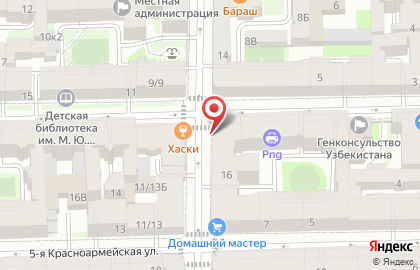 Магазин фруктов и овощей на Технологическом институте I на карте