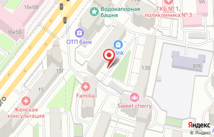 Старт на улице Воровского на карте