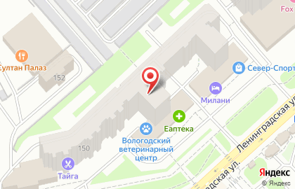 Центр для наркозависимых «Метод» Вологда на карте