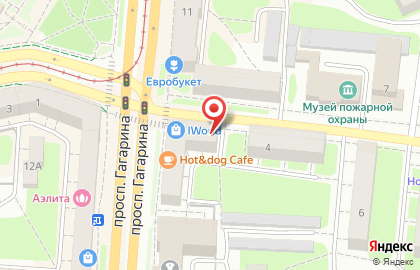 Компьютерный магазин Меридиан на проспекте Гагарина на карте
