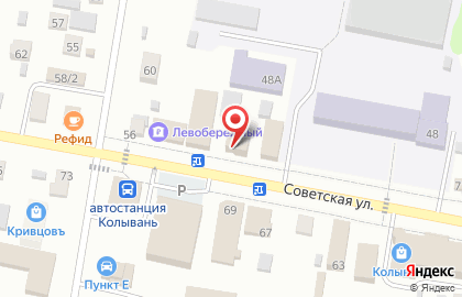 Магазин строительных материалов в Новосибирске на карте