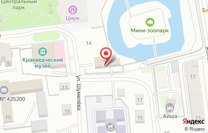 Пожарно-спасательная часть №25 в Йошкар-Оле на карте