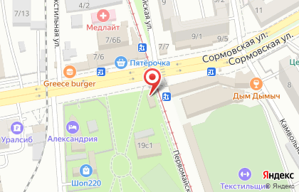 Продовольственный магазин Агрокомплекс на Сормовской улице на карте
