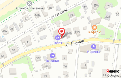 Отель Топаз на карте