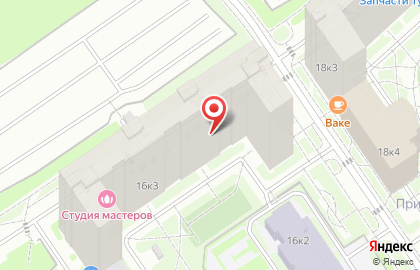 Магазин мяса, молока и разливного пива на карте