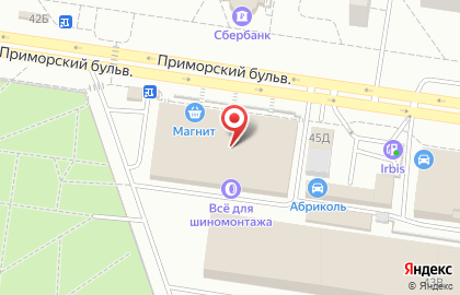 Центр иностранных языков EuroClub на Приморском бульваре на карте