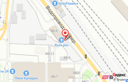 Цветочная база Роза роз в Мещанском районе на карте