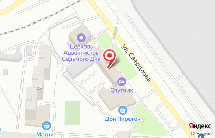 Кафе СПК Север на улице Свердлова на карте