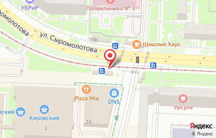 Магазин овощей и фруктов на Сиреневом бульваре на карте