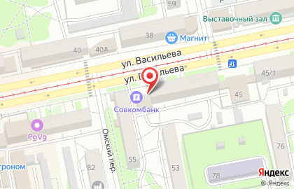 КБ Региональный кредит на улице Васильева на карте