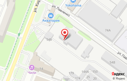 Торговая база потребительского общества Русь на улице Шевцовой на карте