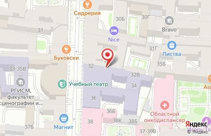 Метод на Моховой улице на карте