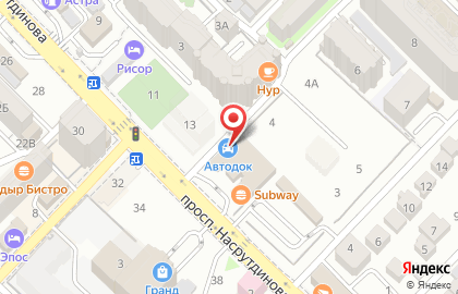 Автосервис Autodoc в Ленинском районе на карте