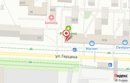 Магазин автозапчастей Auto3N на улице Герцена на карте