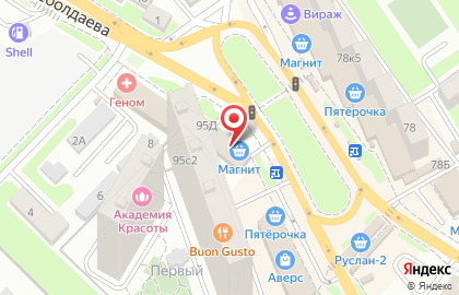 Термоклуб на улице Шеболдаева на карте