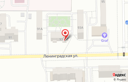 Уральский банк Сбербанка России на Ленинградской улице в Салавате на карте