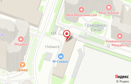 Сервисный центр LUX в Калининском районе на карте