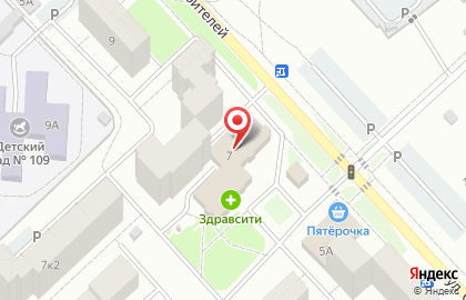Сеть супермаркетов Магнит в Дзержинском районе на карте