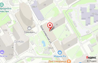Компания по продаже электроинструмента и садовой техники СБТ Индустрия инструмента на Красноярской улице на карте