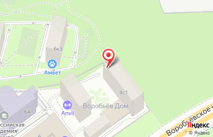 ЖК "Воробьев Дом" на карте