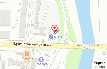 Muller на Красногвардейской улице на карте