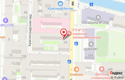 Авто-альянс на Вознесенском проспекте на карте