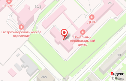 Новокузнецкая городская клиническая больница №1 им. Г.П. Курбатова в Новокузнецке на карте