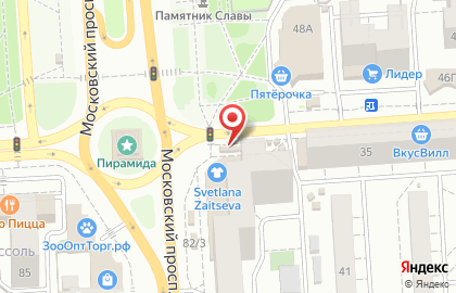 Киоск быстрого питания Русский аппетит на Московском проспекте, 82В на карте